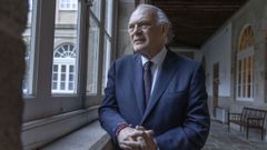 Pedro Piqueras, ayer en el Hotel Monumento San Francisco de Santiago