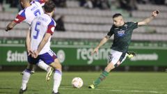 Pep Caball�, en el choque ante el Rayo Majadahonda, fue elegido como titular por su entrenador.