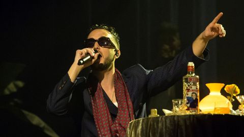 C Tangana, en una actuacin reciente en Mlaga