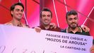 Los Mozos de Arousa sostienen su cheque