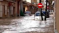 Las consecuencias de las intensas lluvias en el Mediterr�neo