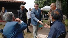 El presidente del Principado, Adri�n Barb�n en el VII Encuentro Hispano-Americano de Colombres