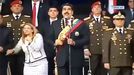 Nicols Maduro, objetivo de un ataque con drones explosivos en Caracas