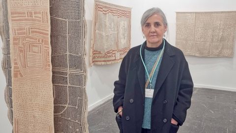 Amparo de la Sota, en la galer�a Alegr�a de Barcelona.