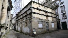 Casa que lleva muchos a�os en ruina en San Paio de Antealtares