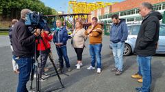 Los comit�s de empresa de Navantia Ferrol y Fene reclamaron esta ma�ana responsabilidades por el accidente