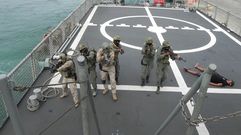 Ejercicio a bordo del �Centinela�