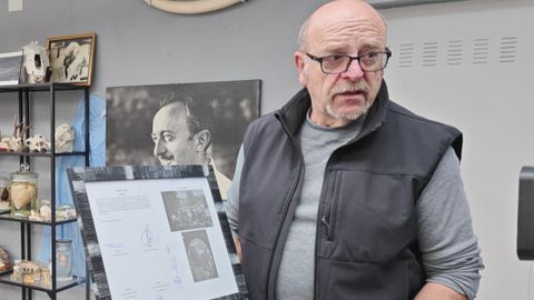 Luis Laria en el Parque de la Vida, que el fund� y dirige como su gran obra personal