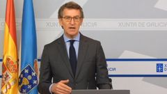 Comparecencia de N��ez Feijoo tras la reuni�n de S�nchez con los presidentes regionales