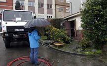Los operarios trabajaban ayer a contrarreloj. 