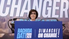 La candidata de Los Republicanos a la Alcald�a de Par�s, la exministra Rachida Dati