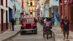 Una calle de la localidad cubana de Camag�ey.