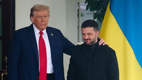 Donald Trump y Volodimir Zelenski