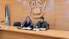 In�s Monteagudo y Perfecto Rodr�guez firmaron el convenio de colaboraci�n para la ampliaci�n del servicio