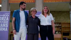 San Rom�n en un acto de la campa�a electoral municipal acompa�ado de la secretaria de Estado de Igualdad