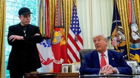 Musk y Trump, el pasado 30 de mayo en el despacho oval.