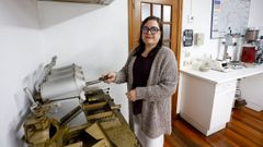 �ngeles Miranda, directora de I+D+i en Caf�s Candelas, en la zona de laboratorio.