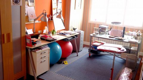 EL DESPACHO Y LOS BALONES DE PILATES