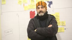 Alberto, sin techo y usuario del refugio Pardo de At�n de Ferrol.