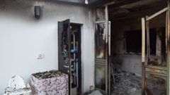 Los destrozos en el kibutz de Holit