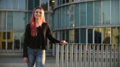 Sof�a Mercedes Haselgruber, ayer en Lal�n