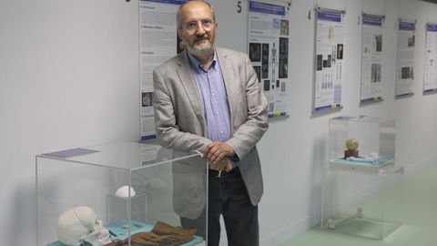 Marco Armiero en las instalaciones del edificio Font�n, en Santiago