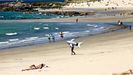 Playa de Samil, en Vigo