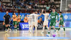 Partido entre el Movistar Inter y O Parrulo Ferrol