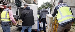 Los funcionarios del juzgado se llevaron los expedientes del Concello y la Diputaci�n