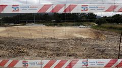En el pol�gono rianxeiro de T� est� en construcci�n una base de extinci�n de incendios