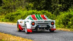 El espectacular Lancia Stratos que pilot Abraham Vzquez con Javier Quevedo