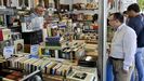 Buenas sensaciones en los asistentes de la Feria del Libro Antiguo, en A Corua