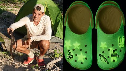 Ahora tambi�n se las pone Bad Bunny, pero�quien puso de moda las Crocs�en Espa�a fue Frank Cuesta.