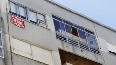 Imagen de archivo de un cartel de venta de vivienda.