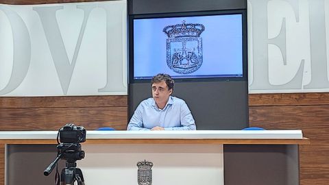 El concejal del PSOE en el Ayuntamiento de Oviedo Javier Ballina.