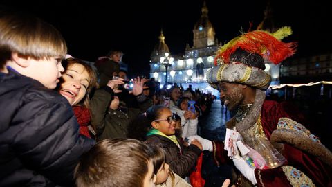 Los Reyes Magos, en A Corua