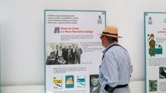 A mostra estruturase en catorce paneis divididos pola importancia de diferentes concellos ourensns na historia de Galaxia. Ademais, destaca varios nomes de autores da provincia pola sa obra e polo seu papel no desenrolo da editorial  longo dos anos.