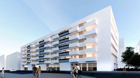 Recreación del edificio que construirá el Concello en Xuxán.