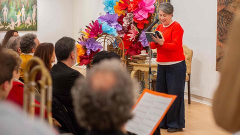 Conmemoraci�n do D�a de Rosal�a na Fundaci�n Manuel Moldes de Pontevedra