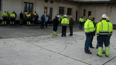 Los trabajadores de Cosmos en Oural se concentraron esta ma�ana
