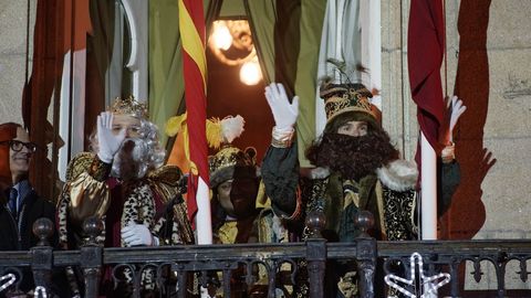 Cabalgata de Reyes de Ourense.En Ourense miles de niños pidieron a los Reyes Magos caramelos y disfrutaron con una cabalgata de dos horas de duración