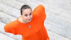 Cristina de Middel (Alicante, 1975), retratada en una visita a Vigo para impartir un seminario de fotograf�a.