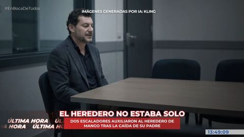 Recreaci�n de la declaraci�n de Jonathan Andic en la sala de interrogatorios