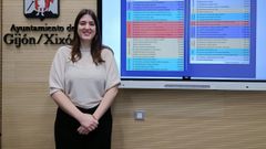 La portavoz de Podemos en el Ayuntamiento de Gij�n, Olaya Su�rez