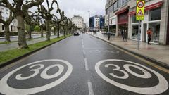 Galicia�reduce la�velocidad en los cascos urbanos