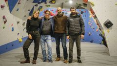 Blanca Garca, Bernat Clarella, Alfonso Bock y Alberto Rodrguez coincidieron en la sede de Asesou