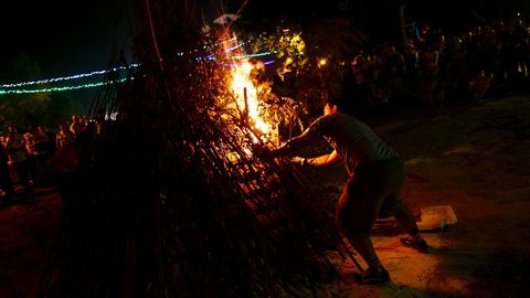 Cacharelas de San Xo�n en el Auditorio