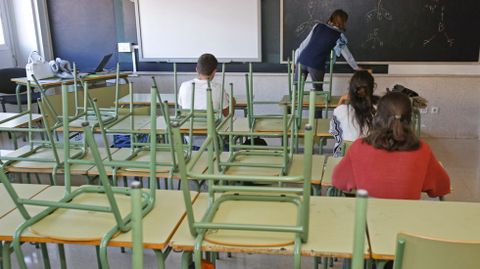 Paro en el IES S�nchez Cant�n, en Pontevedra