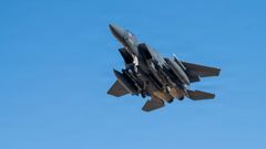 Imagen de un F-15E Strike Eagle durante la operaci�n Furia �pica