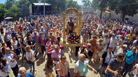 San Roque, en Vigo, es una de las romeras ms antiguas de la zona y que congrega a ms personas. 